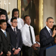 President Barack Obama delivers remarks about his My Brother’s Keeper initiative with students from the Chicago Youth Guidance program Becoming a Man in the East Room at the White House Feb. 27, 2014.
Chip Somodevilla/Getty Images